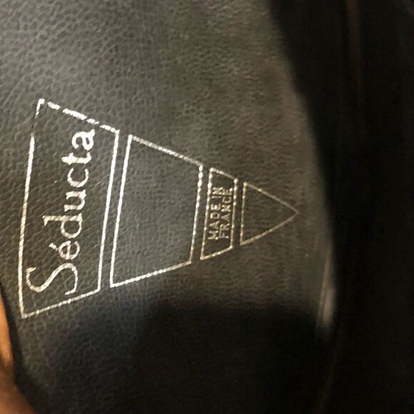 Seducta brown leather purse bag - Picture 7 of 8